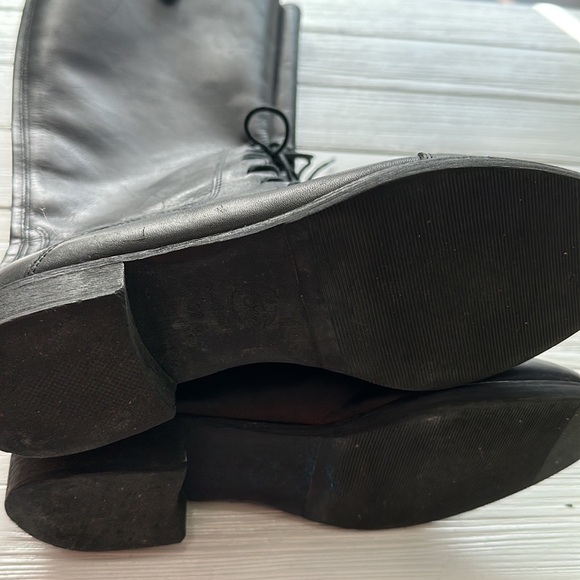 Joie Tall Black Zipper Back Equestrian Style Tall Boots size 5.5 - Picture 9 of 10